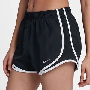 Nike Black Tempo Women's Brief-Lined Running Shorts